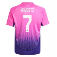 Camisa de Futebol Alemanha Kai Havertz #7 Equipamento Secundário Europeu 2024 Manga Curta